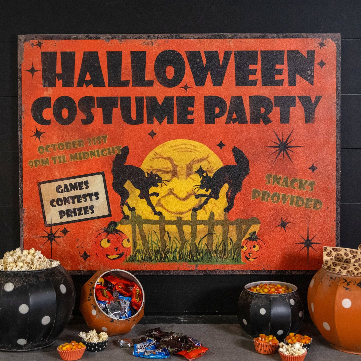 36" HALLOWEEN COSTUME PARTY SIGN